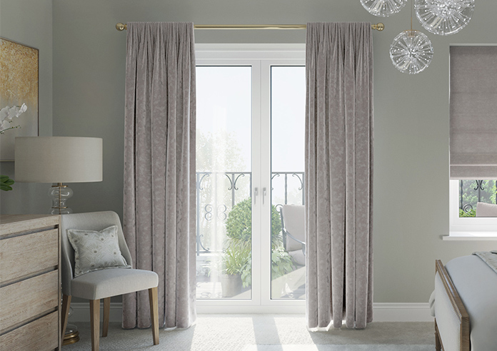 Darwin, Silver - Made to Measure Curtains - Image 3